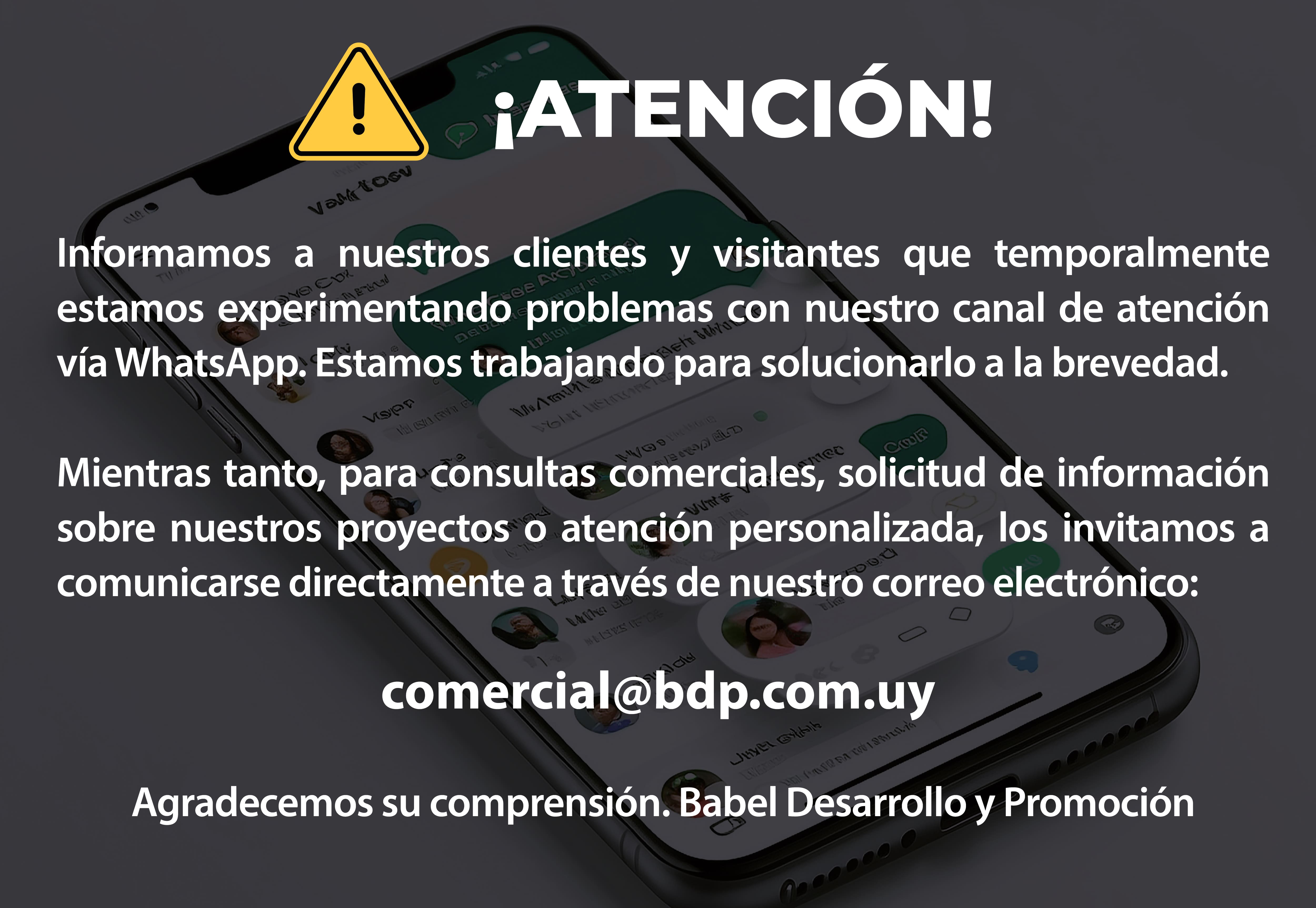 Comunicado BDP